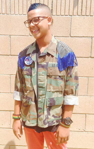Royal Camo Military Jacket