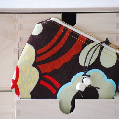 Zip wallet - yellow flowers - Thumbnail 1