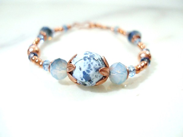 Romantic Denim Bracelet (B107)