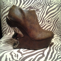 Dressy - Brown Wedgeless heel - Thumbnail 1