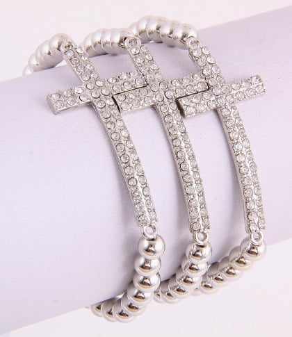 So Blessed Cross Bracelet