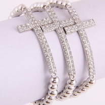 So Blessed Cross Bracelet