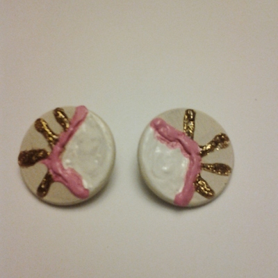 Jazzy stud earrings - Thumbnail 1