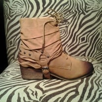 Ankle boot- Camel