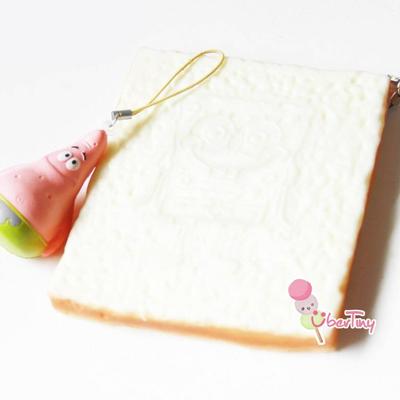 Rare spongebob squarepants super squishy jumbo toast (scented)