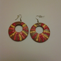 Painted Earrings - Thumbnail 1