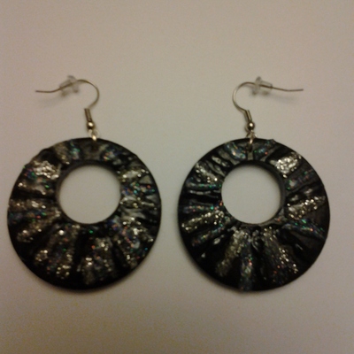 Painted earrings