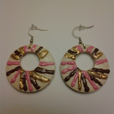  painted earrings