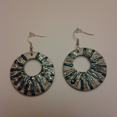 Painted earrings