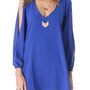 Sold-out Loose-Fitting White Chiffon Dress-2