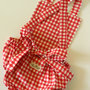 Vintage Style Red Gingham Romper-1