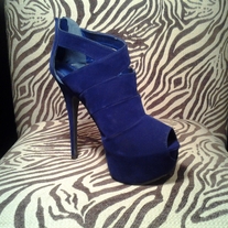 Peep toe - Blue
