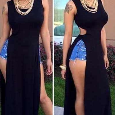 Long double slit top