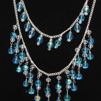 2 Layers Statement Necklace - Thumbnail 2