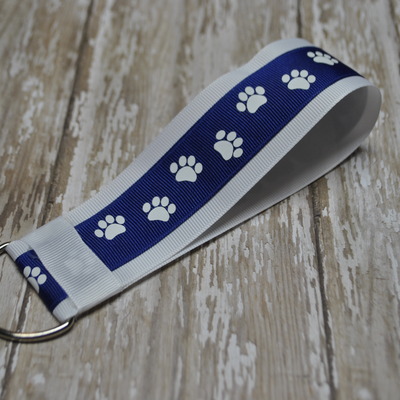Blue paw key fob - kentucky - wildcats