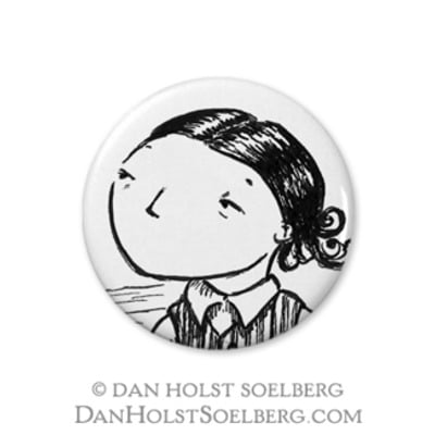 Athol - 1 inch button - Thumbnail 5