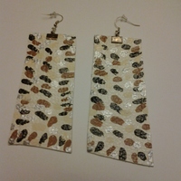 Leather Earrings - Thumbnail 2