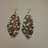 Leather Earrings - Thumbnail 2