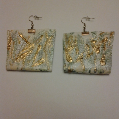 Leather earrings