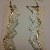 Leather Earrings - Thumbnail 1