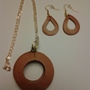 Natural Necklace and Earrings-1