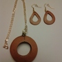 Natural Necklace and Earrings-2