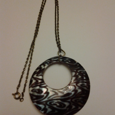 Chain necklace with charm  - Thumbnail 5