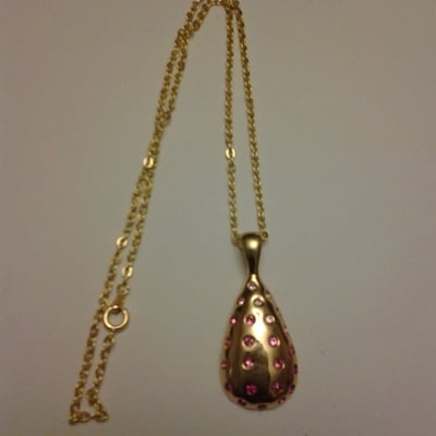 Chain necklace with charm  - Thumbnail 4