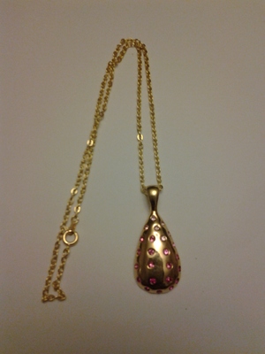 Chain Necklace with Charm 