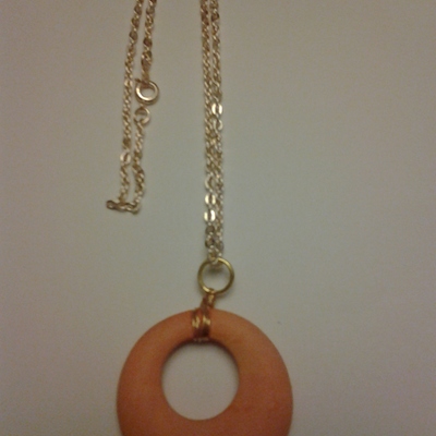 Chain necklace with charm  - Thumbnail 5