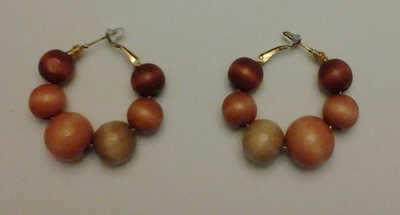 Beaded Hoop Earrings