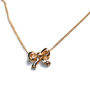 Tiny Gold Bow Necklace-2