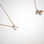 Tiny Gold Bow Necklace-3