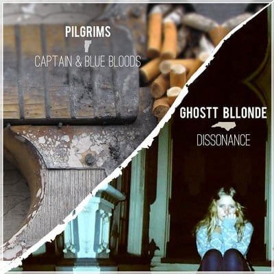 Ghostt blonde//pilgrims "split" 7" (negative fun)