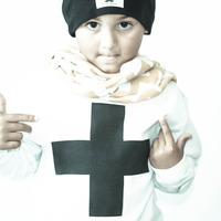  Cross Sweater New Fall Winter 2014 Black & White - Thumbnail 4