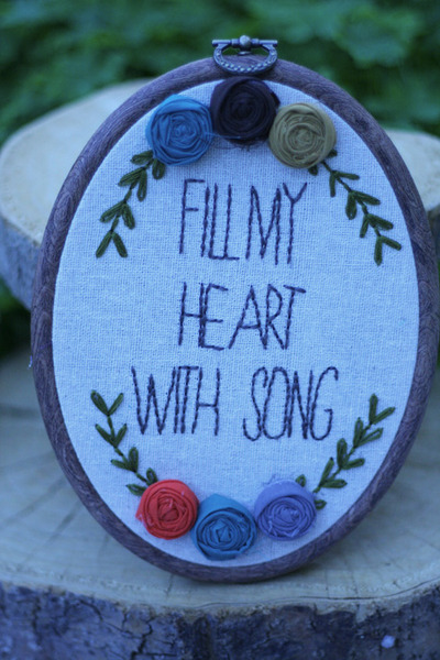 Fill my heart with song