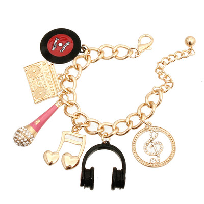 I <3 music charm bracelet