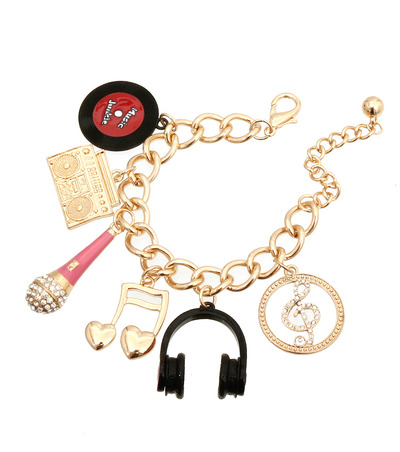 I <3 Music Charm Bracelet