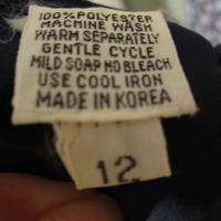 Navy Collar Dress - Thumbnail 4