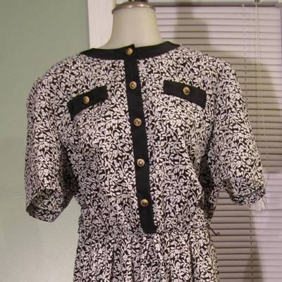 Black & white dress - Thumbnail 4