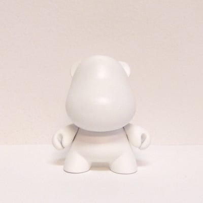 Kidrobot 2.5" ready-to-paint diy micro bub dunny - white primer