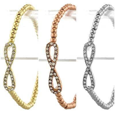 Trina- beaded infinity bracelets - Thumbnail 5