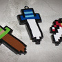 Inspired by Legend of Zelda Link 8 bit Sword Keychain-2