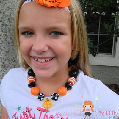 Diamond princess halloween chunky necklace/headband/perfect photo props/costumes