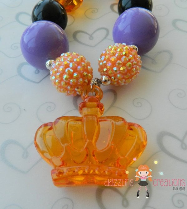 Princess Halloween Chunky Necklace/Perfect Photo Props/Costumes/Girls Accessories