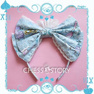  chess story 【alice's mad tea party】kc hair hook free ship sp141096