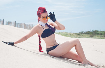 "Crimson Beach" Signed Print 