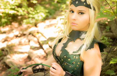 "Elven Huntress" Signed Print 