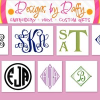 Monogrammed Linen Guest Towels - Thumbnail 3