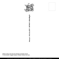 Postcard (6"x6") - Saffron - Thumbnail 1